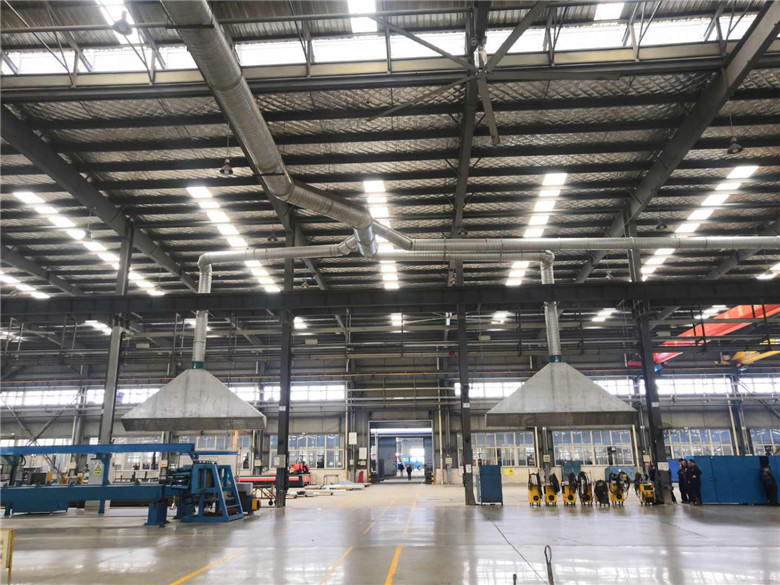 南京金龍客車車間通風管道